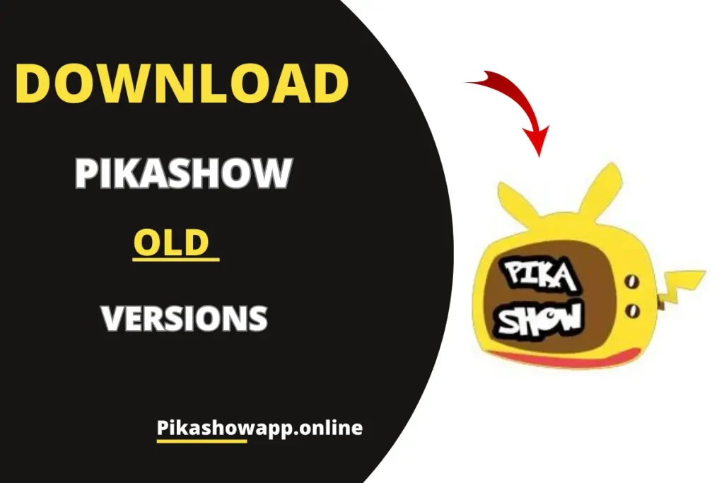 Pikashow old versions banner with logo