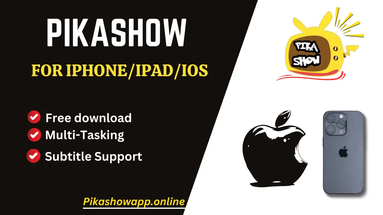 Pikashow for ios,ipad and iphone poster